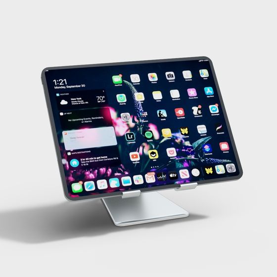 Sleek Modern iPad Pro 3D Model