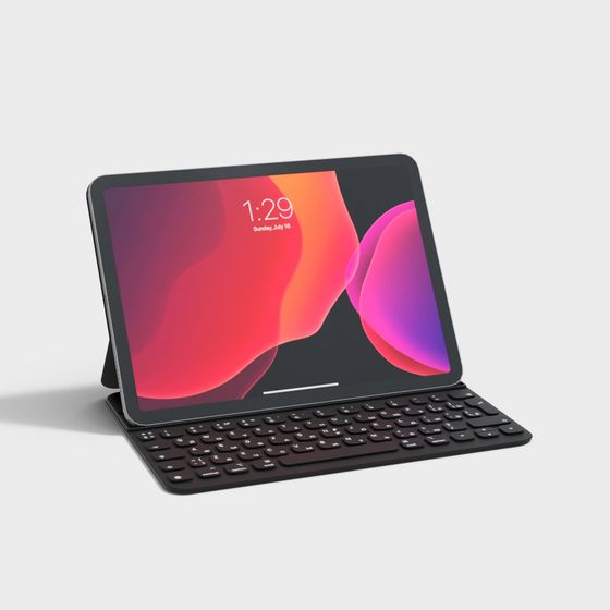 Low-Poly Tablet Computer 3D model