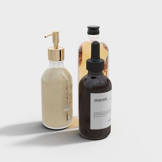 Meraki Bottles 3D model