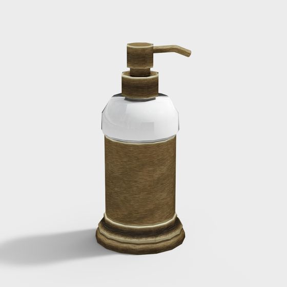 Sophisticated Low-Poly Soap Dispenser 3D Model
