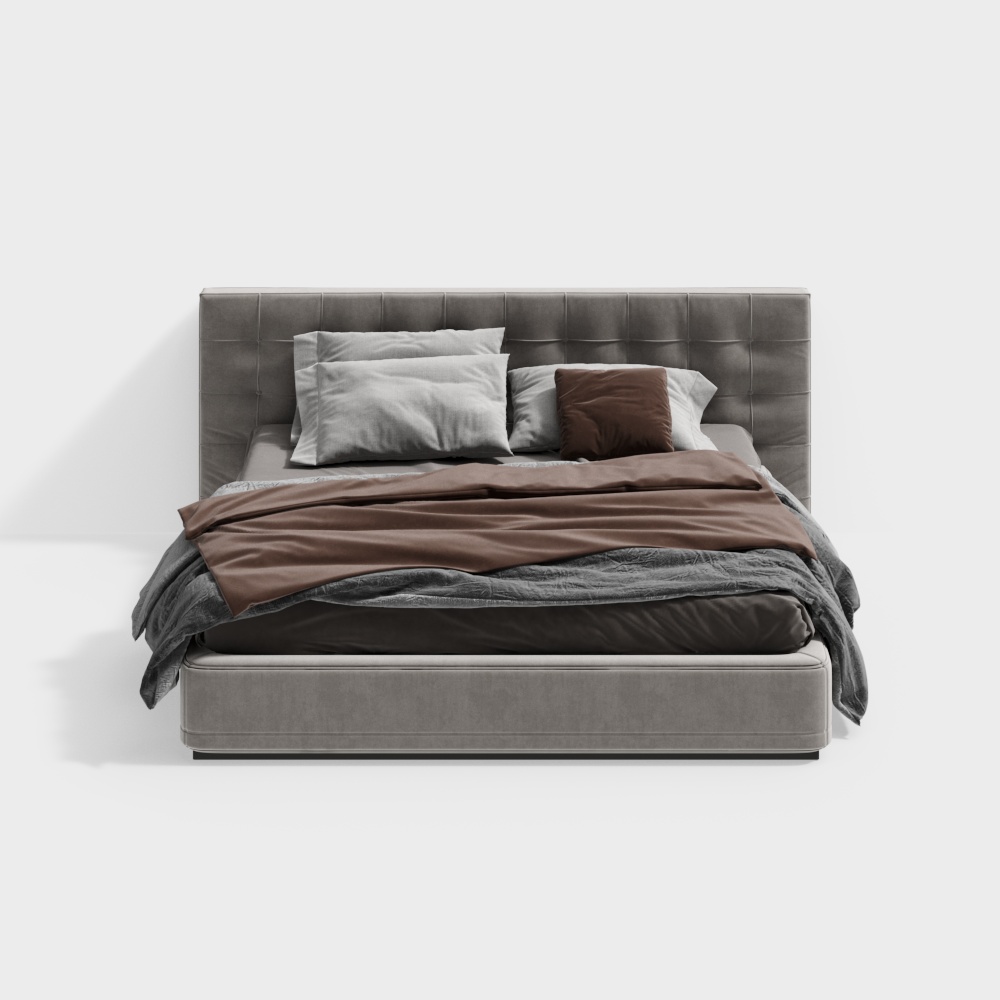 Masasanty/Masa Shengdi-Modern And High-End Double Bed [Aurora/Aurora]