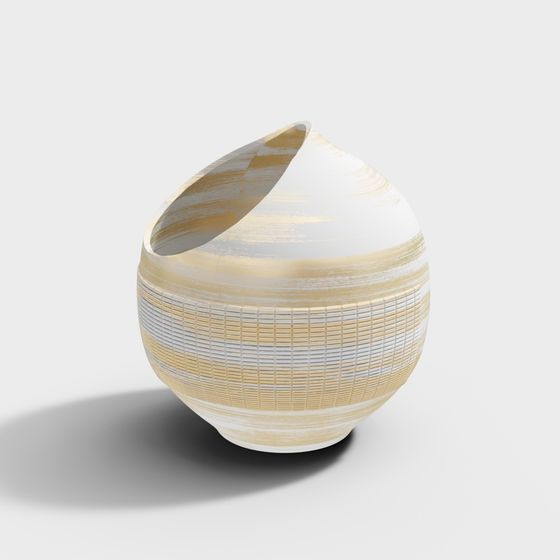 Woven Dream 3D model - Artistic Low Poly Design