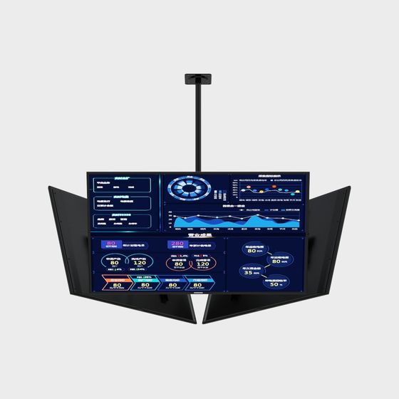 Futuristic High-Tech Control Room 3D model