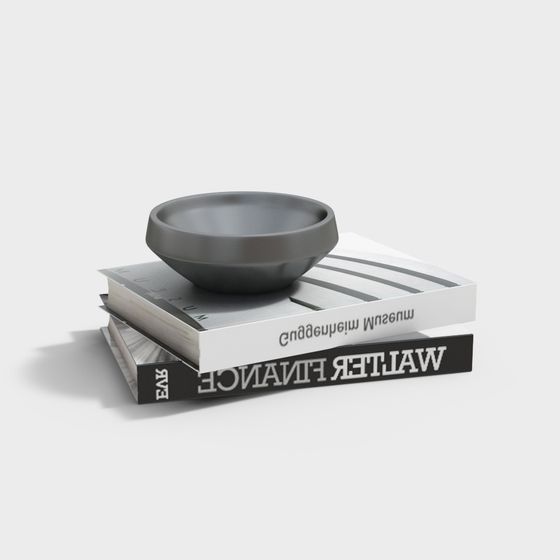 Stylish Minimalist Bowl 3D model for Creative Projects