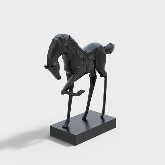 Stunning 3D Model of the Wind Galloping Horse