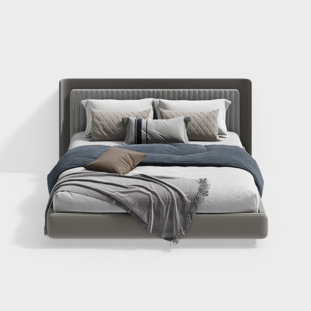 Masasanty/Masa Shengdi-Modern And High-End Double Bed [Aurora/Aurora]