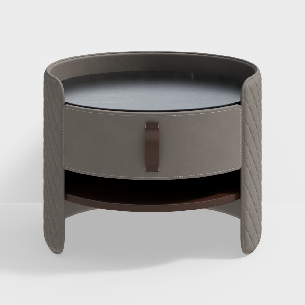 Masasanty/Masa Shengdi-Modern Minimalist Style Bedside Table [Aurora/Aurora]
