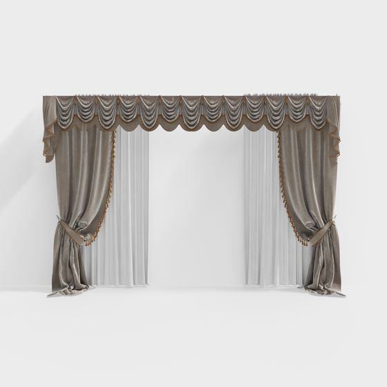 Royal Drapes 3D model
