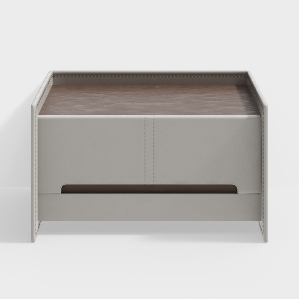 Masasanty/Masa Shengdi-Modern Minimalist Style Bedside Table [Aurora/Aurora]
