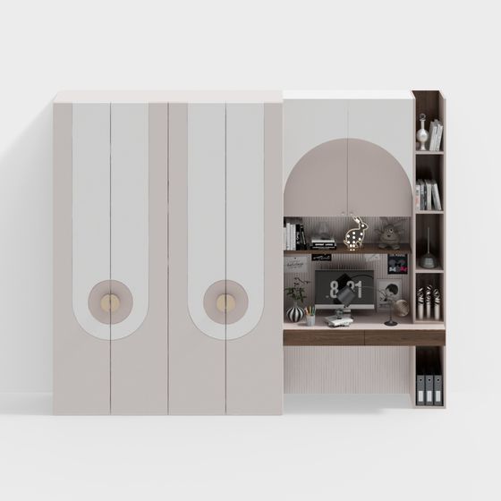 Urban Workspace Cabinet 3D model