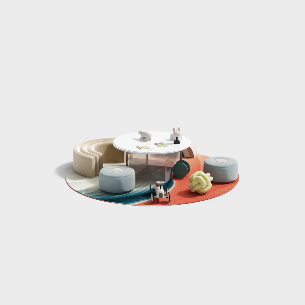 Modern children's table and chair set