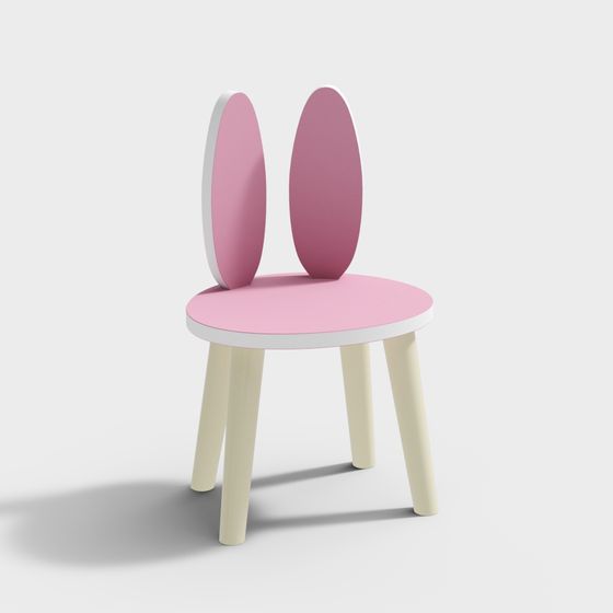 Whimsical Rabbit Chair 3D Model