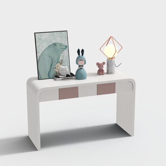 Minimalist Art Table 3D Model