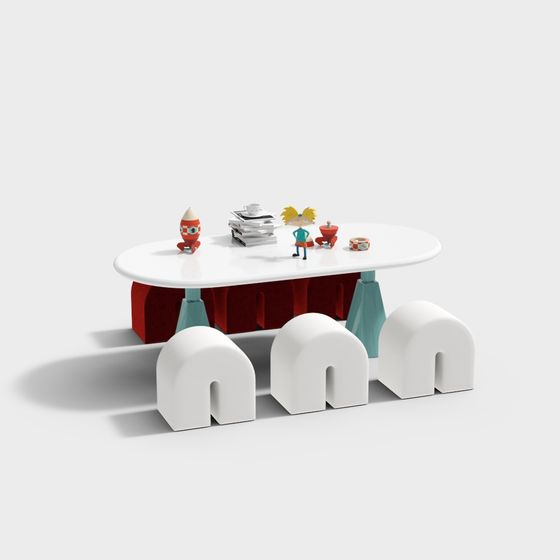 Children's Game Table 3D model