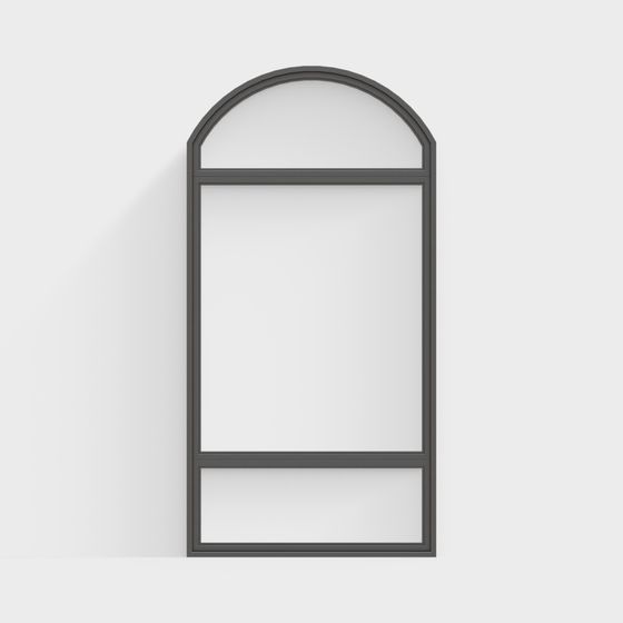 Elegant Arched Window 3D Model for Modern Architecture