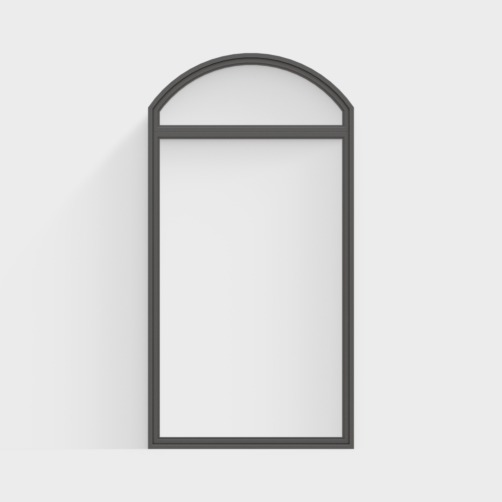 Fenêtres modernes cintrées en fer forgé