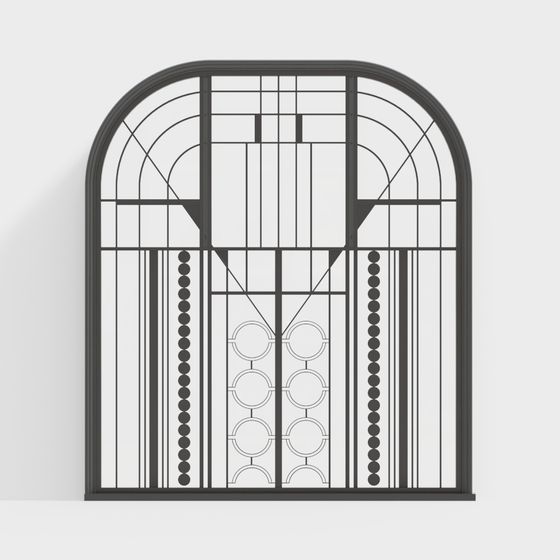 Arched Window 3D model