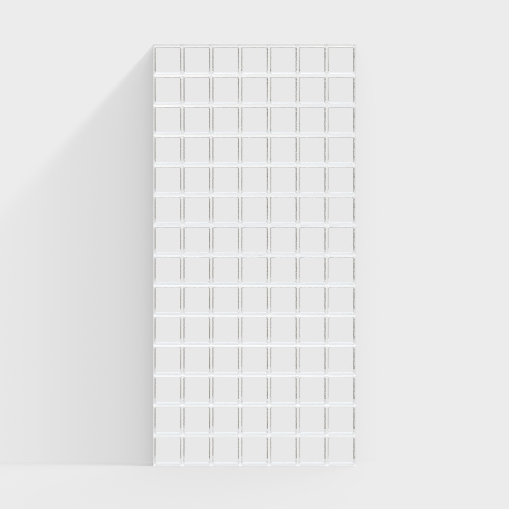 モダンなガラスブロックパーティション