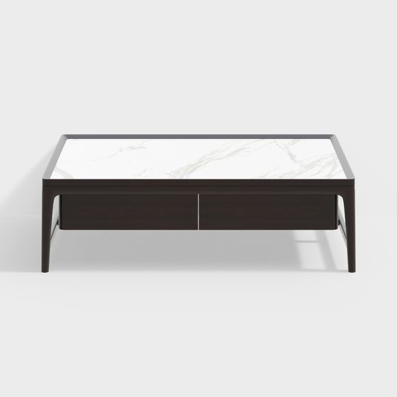 Modern Coffee Table 3D model for Urban Interiors