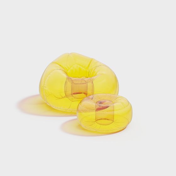 Transparent Bubble Chair 3D model