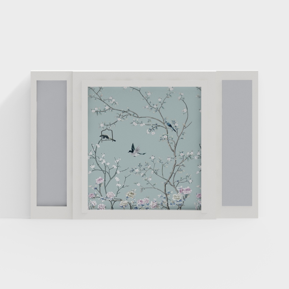 European wallpaper background wall