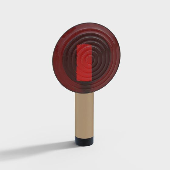 Vortex Lamp 3D model with Low Poly Design