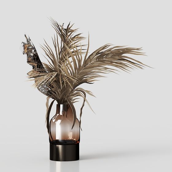 Wind in the Banana Plant 3D model for Creative Projects