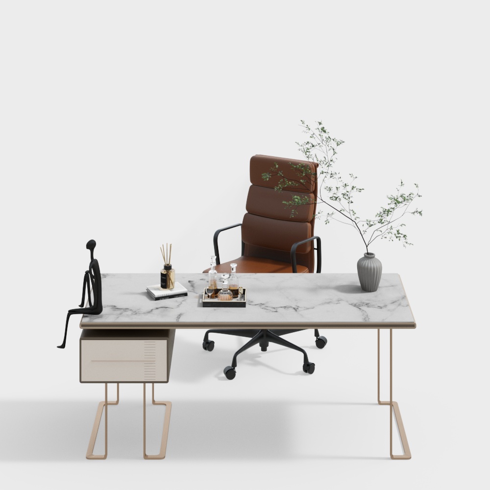 Combinazione di scrivania moderna