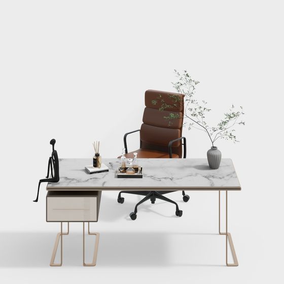 Combinazione di scrivania moderna