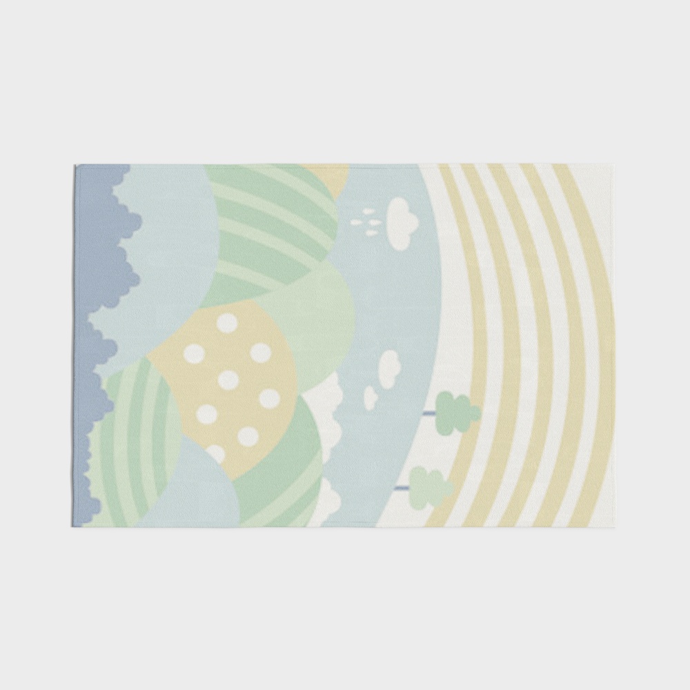 Thảm trang trí vuông hiện đại