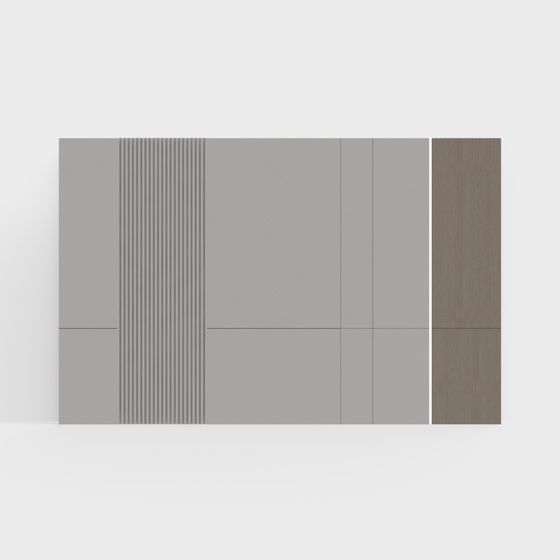 Urban Panel 3D model for Modern Spaces