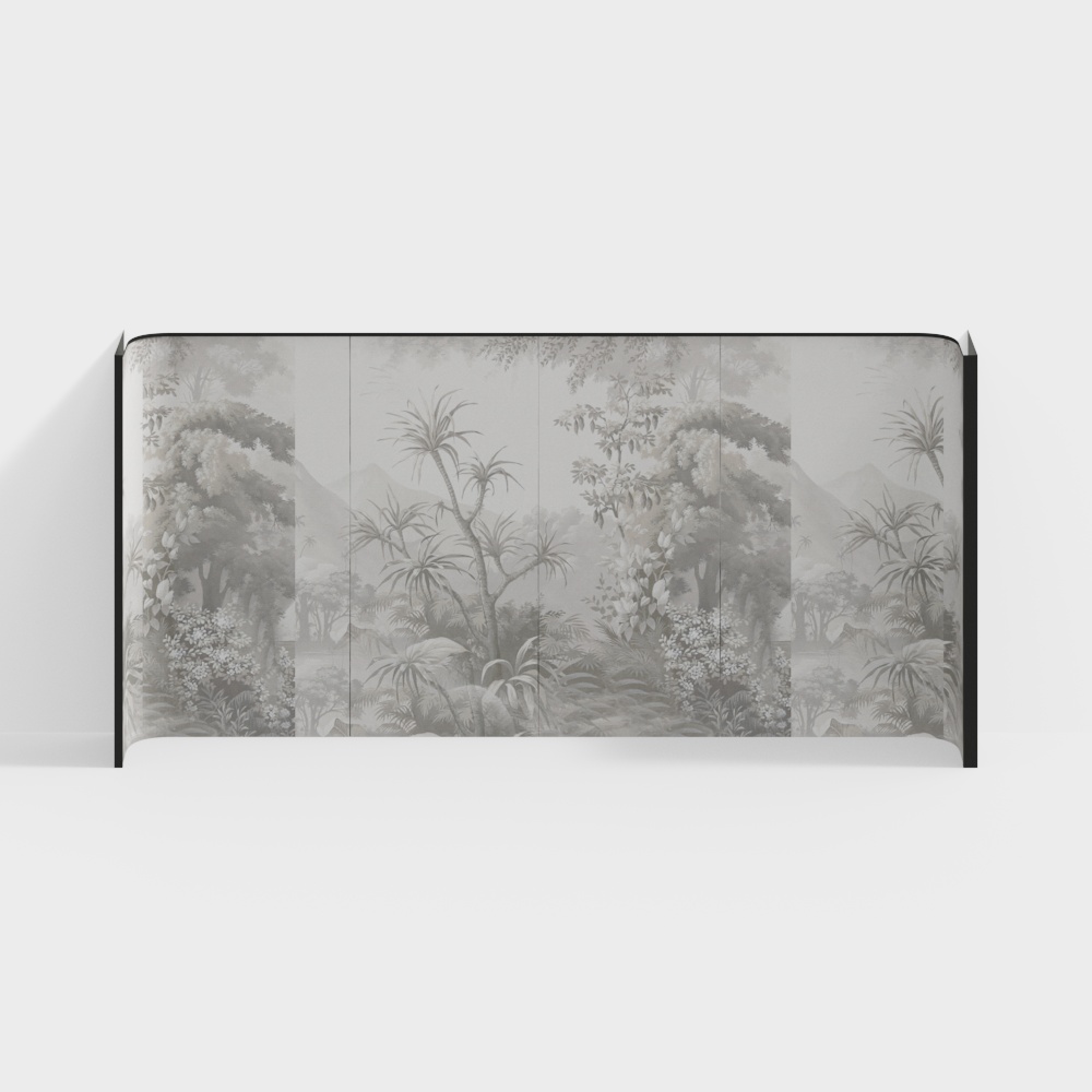 Jungle Secret Screen 3D Model