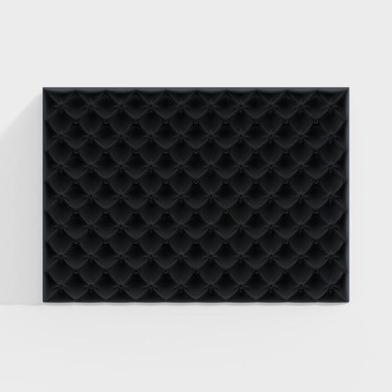 Quilted Panel 3D model