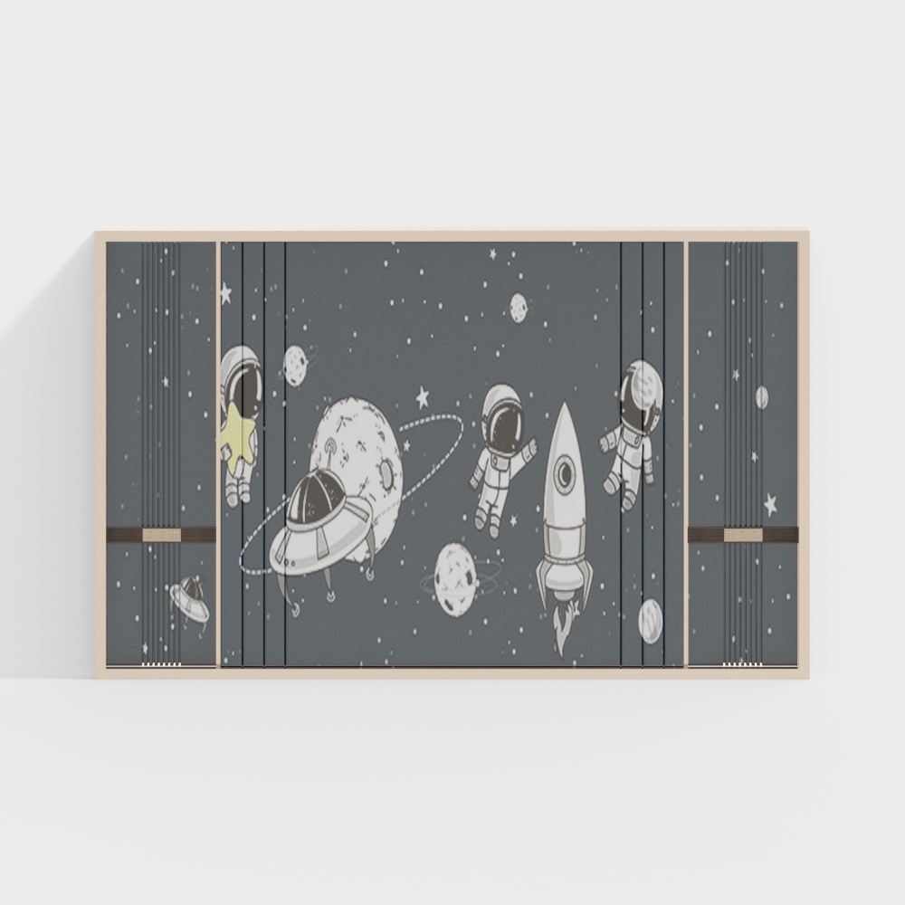 Space Adventure Panel 3D model