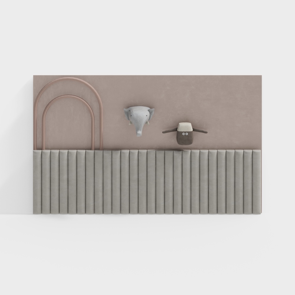 Modern soft background wall