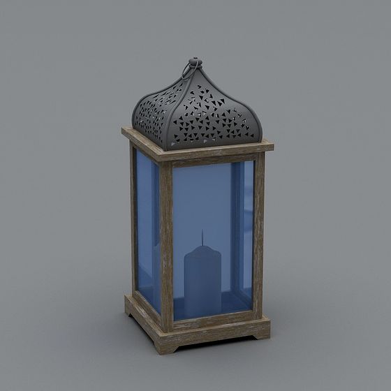 Vintage Candle Holder 3D model