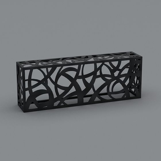 Abstract Geometric Partition 3D model