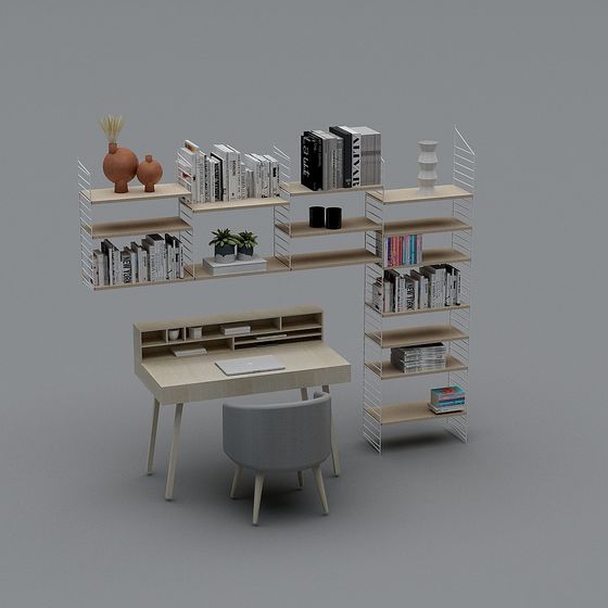 Urban Workspace 3D model for Modern Design