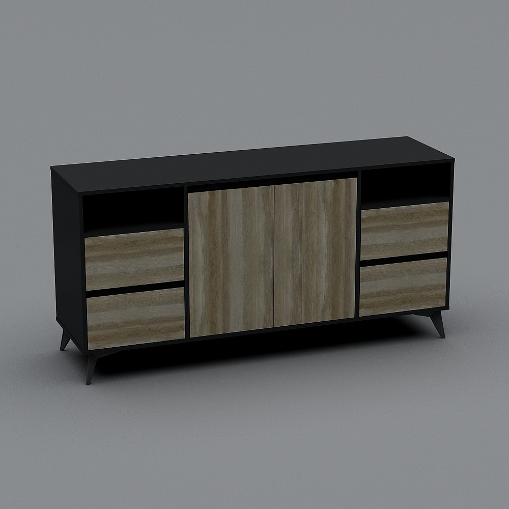 Minimalist Living Room TV Cabinet 3D model