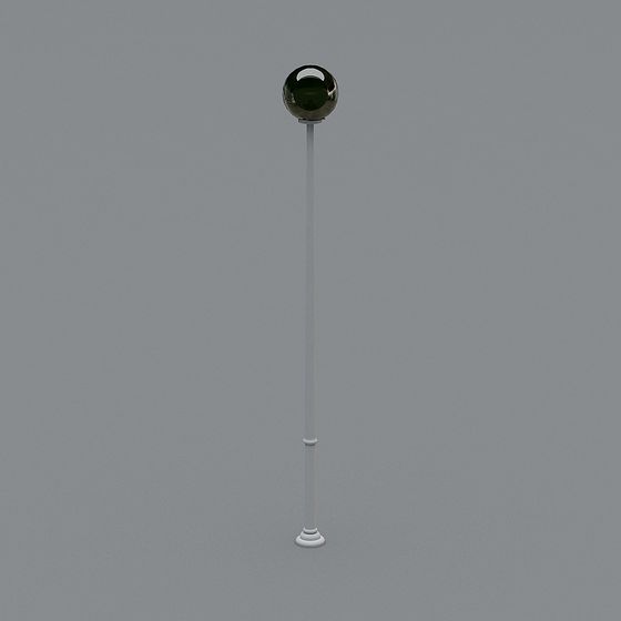 Elegant 3D Lamp Post Model for Creative Projects