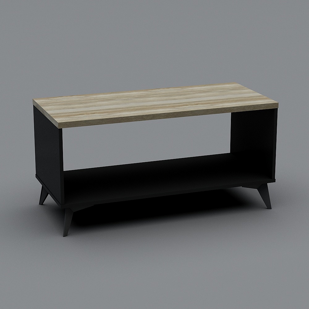 Industrial Style Coffee Table 3D model