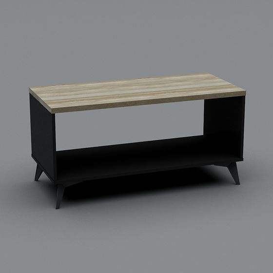 Industrial Style Coffee Table 3D model