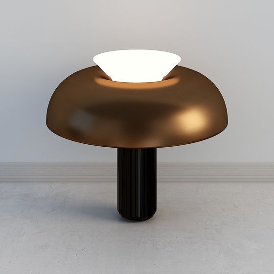 Unique Mushroom Lamp 3D model for Modern Interiors