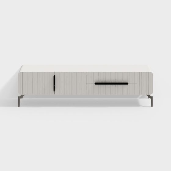 Modern Minimalist TV Stand 3D model