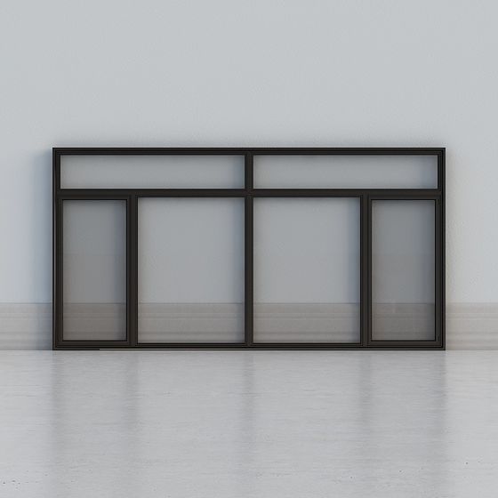 Stylish Low-Poly Window 3D model for Modern Design