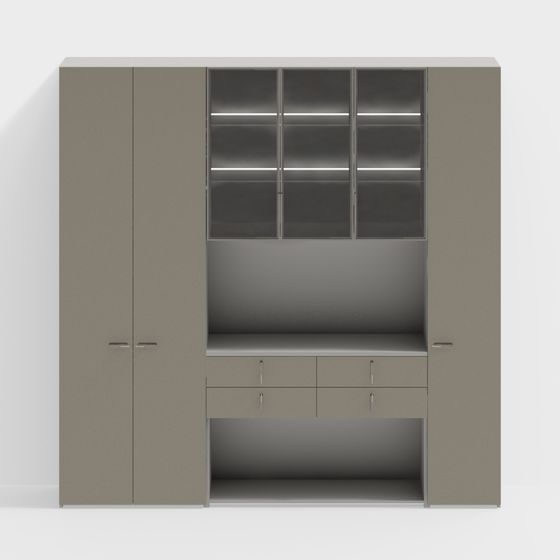 Urban Storage Cabinet 3D model
