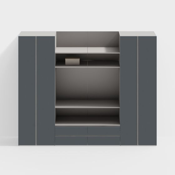 City Cabinet 3D model - Modern Minimalist Design