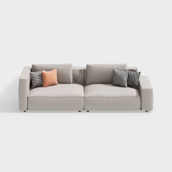 Urban Comfort 3D model Sofa for Modern Living