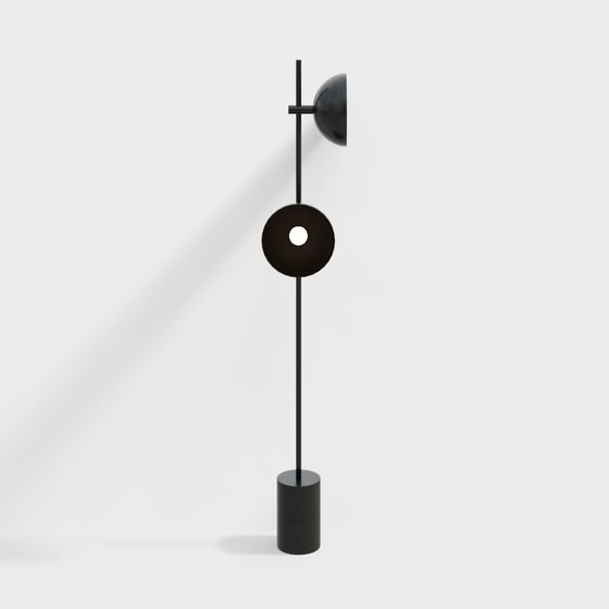 Minimalist Floor Lamp 3D model