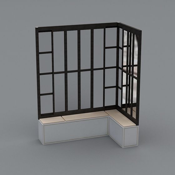 Urban Corner Rest Area 3D model for Creative Designs